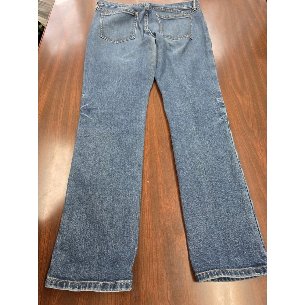 Gap 1969 Jeans Women Size 8 Medium Wash Straight Leg Stretch Cotton Denim Mid - Picture 3 of 8